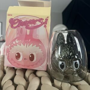 Brand new Monsters Cheers series glass Labubu